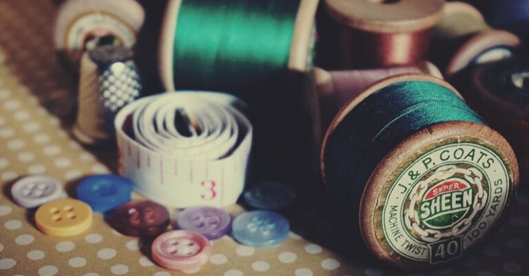 Materials - Sewing Kit Close-up Photography