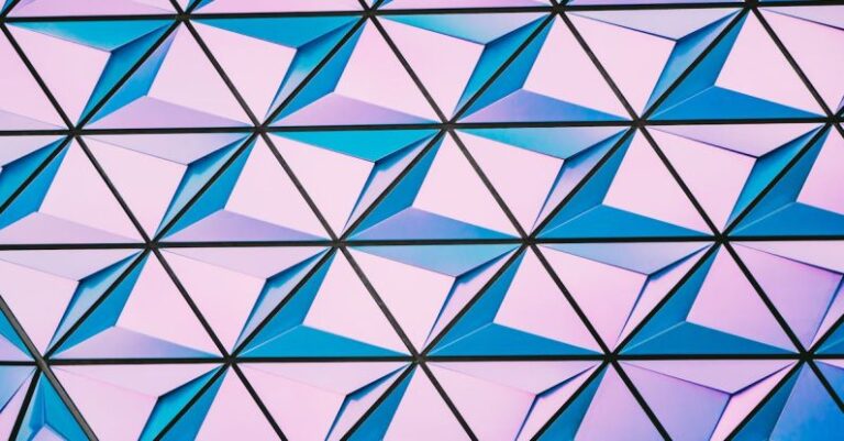 Patterns - Purple and Blue Abstract Wallpaper