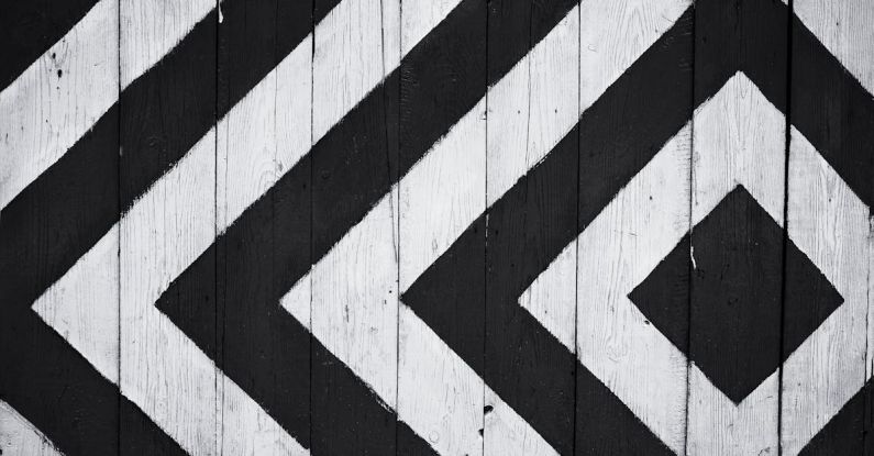 Patterns - White and Black Wooden Board