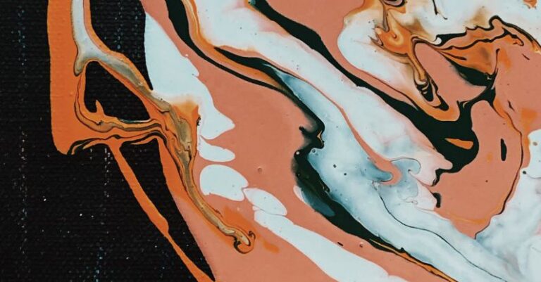 Patterns - Close-Up Photo Of Abstract Painting