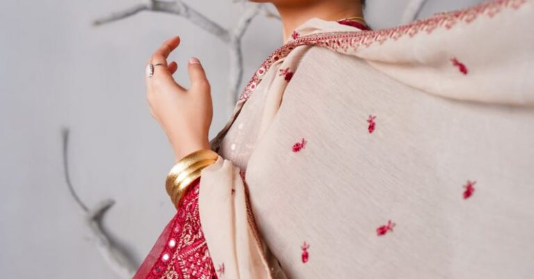 Styles - Young Woman Wearing Traditional, Elegant Clothing