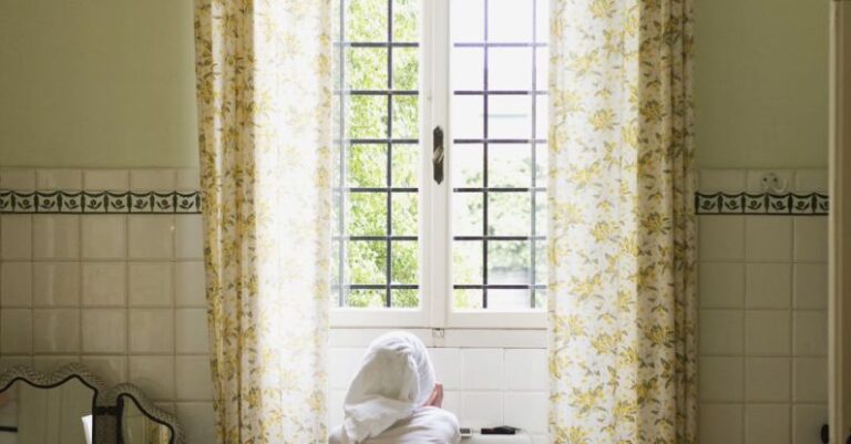 Windows - Woman Doing Her Makeup in front of the Window